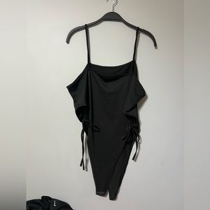 Bodysuit with ties on the side